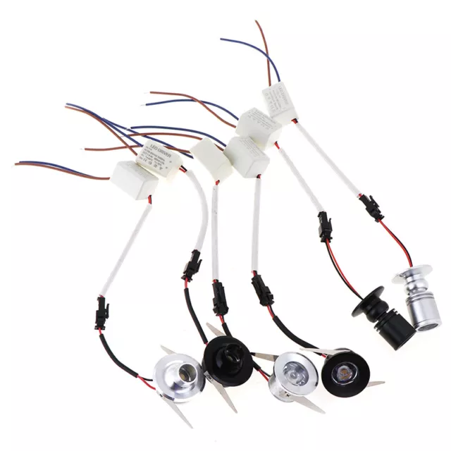 1W Mini LED Warm Spotlight Jewelry light Cabinet Ceiling Spot Flood L_B~m'