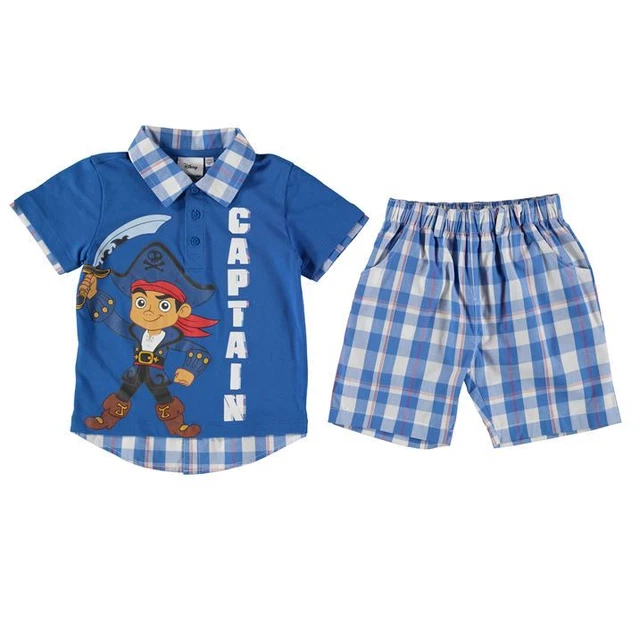 Disney JAKE : Nuovo Polo / Set Pantaloncini, 2 / 3,3/4,4/5,5/6YR con Etichette