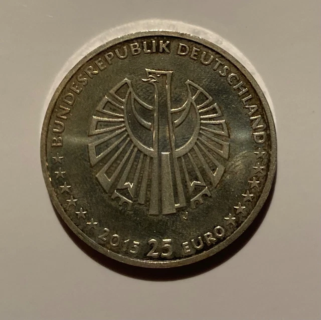 25 EURO MÜNZE 2015 25 Jahre deutsche Einheit mit passender Box