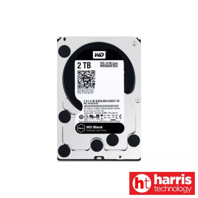 (USED) Western Digital 3.5" 2TB SATA Hard Drive (WD2003FZEX-00SRLA0)