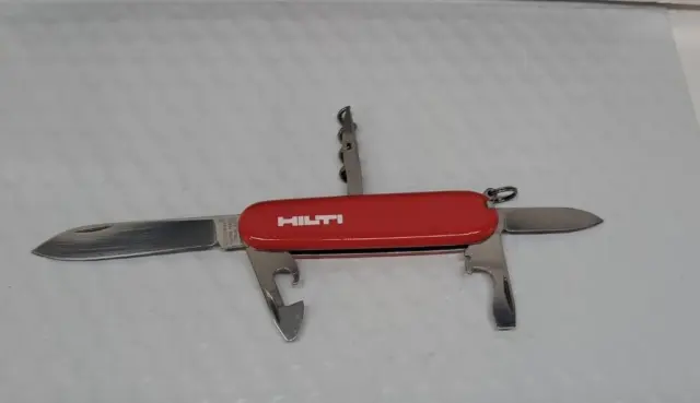 Used Victorinox Spartan 91mm Swiss Army Knife hilti TSA actual knife pictured