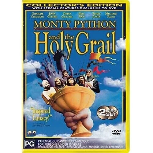 MONTY PYTHON AND the Holy Grail (DVD, PAL Region 4) 2-Disc Collector's ...
