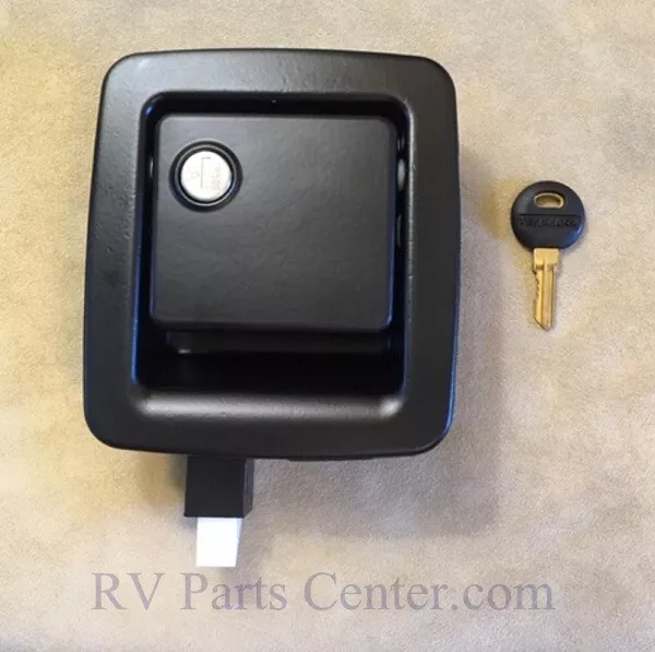 TriMark RV Motorhome Baggage Door Lock w/ Plunger 12054-37, TM500 Key Included