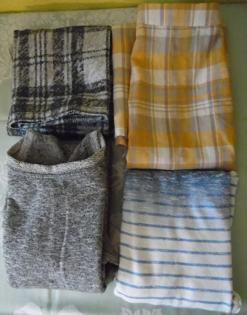 Lotto di lavoro pacchetto vestiti donna nuovo look taglie 14-18 gonna con bottoni laterali manica a 3⁄4
