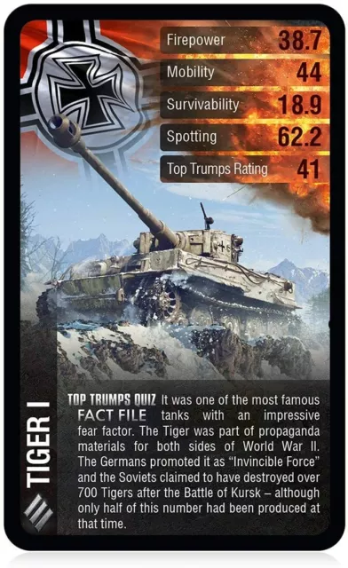 World of Tanks Top Trumps Specials Card Game 2