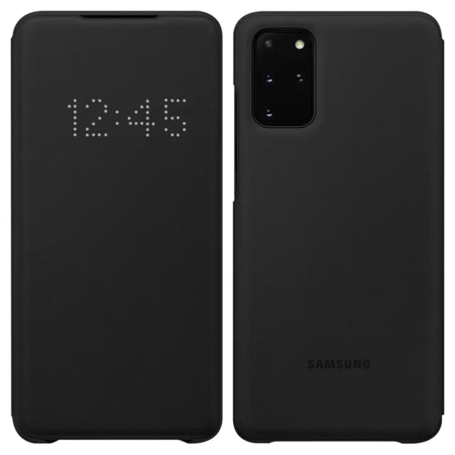 Étui Samsung Galaxy S20 Plus Rabat Translucide Led View Cover Original Noir