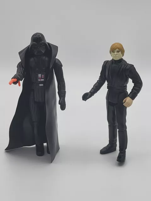 Star Wars 1977 Darth Vader And 1983 Luke Skywalker Figures Vintage