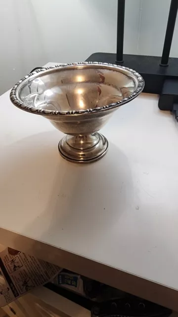 sterling silver candy dish