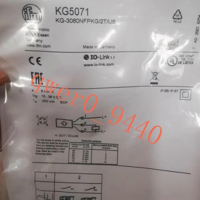 1PC NEW IFM capacitive sensor  proximity switch  KG5071