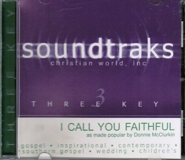 I Call You Faithful - Donnie McClurkin - Christian Accompaniment Track CD