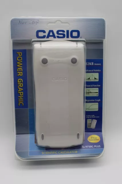 Casio Power Graphic fx-9750G Plus - Programierbarer Taschenrechner mit Anleitung