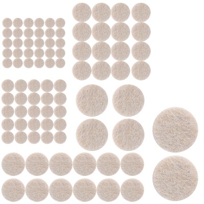 Bati Feutre De Meubles De Baton 10-50mm Rond Bois Solide Protecteur Glissi¨¨re P 