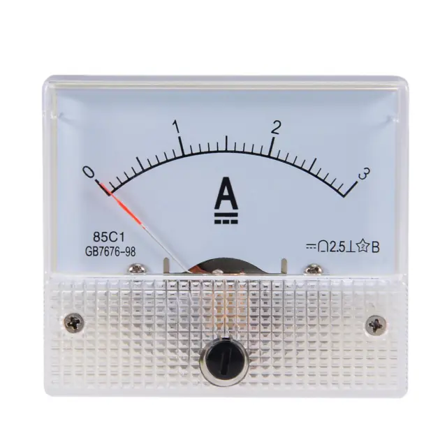 Ampèremètre Analogique 30A DC / 2.4 x 1.9