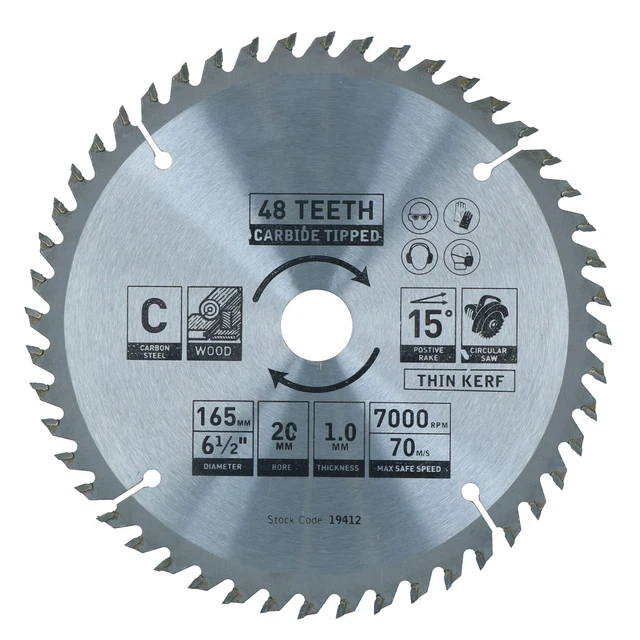 Lame De Scie Circulaire Wolfcraft 130mm - Réf 6456000 - Neuf