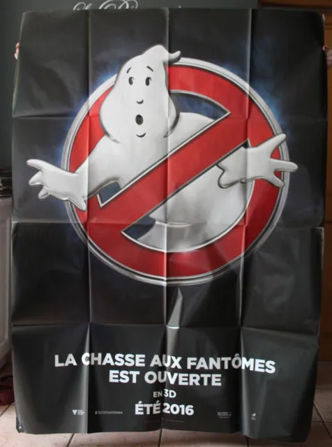 SOS Fantomes 2016 - Ghostbusters , affiche cinema originale 120 X 160 cm