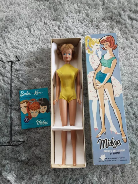 Midge & Bébé Heureuse Famille Barbie Neuf En Boîte Enceinte 2002