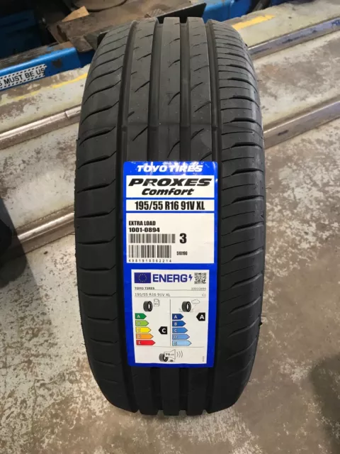 X4 205 55 16 TOYO PROXES COMFORT AMAZING C,A RATED QUALITY TYRES 205/55R16  91V