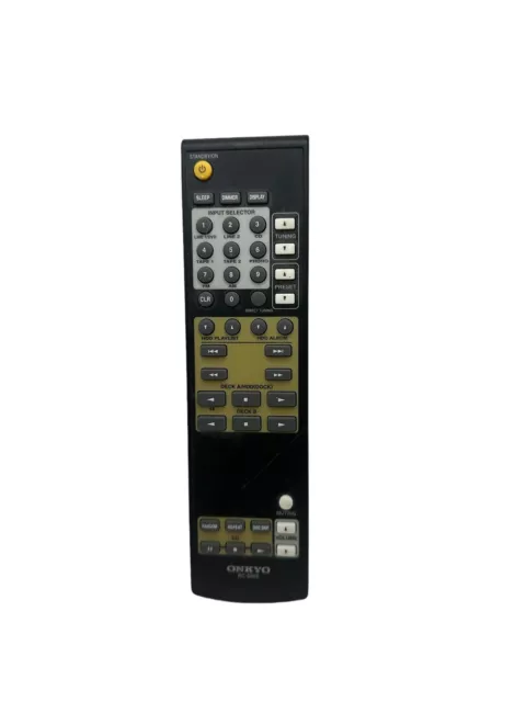 Genuine Onkyo RC-666S AV Receiver Remote Control OEM CLEAN  No Battery Cover