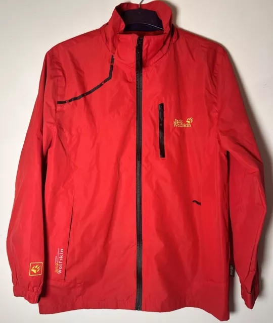 MENS JACK WOLFSKIN Red Goretex Soft Shell Jacket - See Description £29. ...