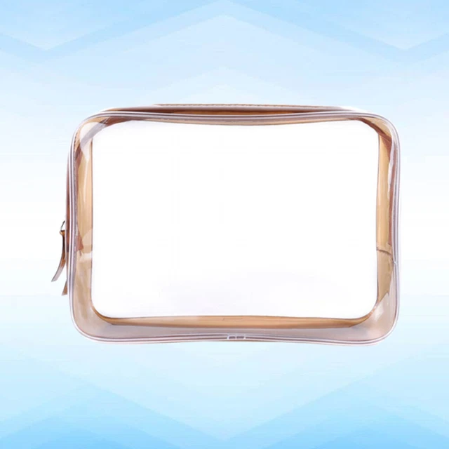 20 X6.5x13.5cm Bolsas de viaje transparentes para artículos de tocador impermeables