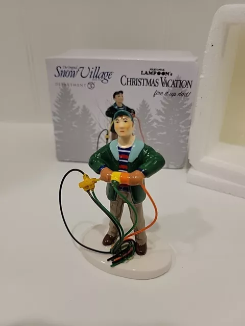 Department 56 National Lampoon Christmas Vacation Fire It up Dad Accessory Figur