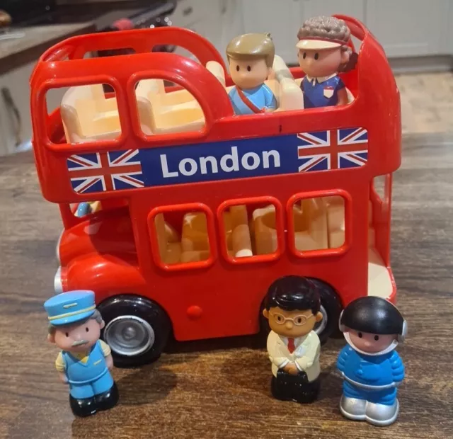 ELC Happyland London Bus With 5 figures Inc Driver - Working Sounds