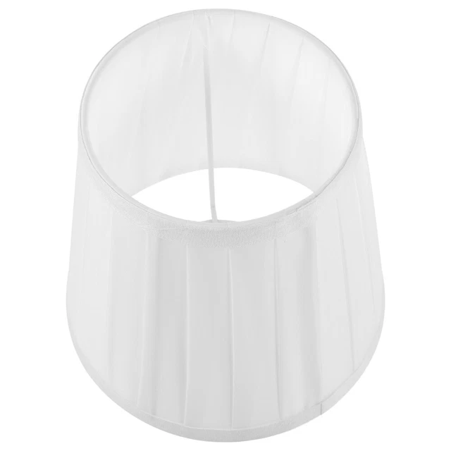 Abat-jour Plissé Tissu 24x24x16cm - Pour Lampe E27 | Style Vintage | Installation Facile