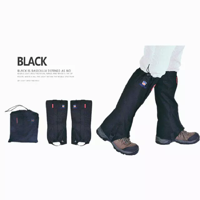 Skiing Leg Gaiters Trekking Backpacking Hiking Mountain climbing Convenient