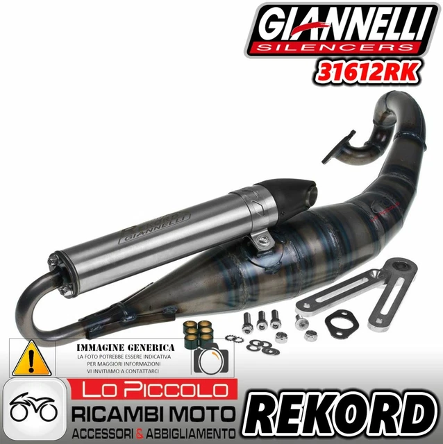 MARMITTA GIANNELLI REKORD PER PEUGEOT SPEEDFIGHT XFIGHT
