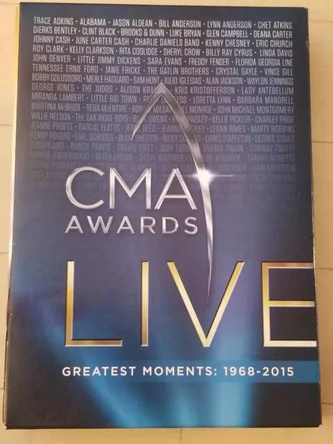 CMA Awards Live Greatest Moments: 1968-2015 Time Life (10-Disc DVD Set, 2017)