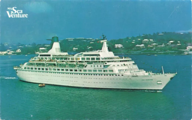 Postcard Luxury Cruise Ship Sea Venture New York