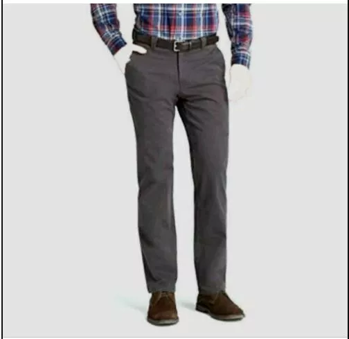 The Men's Store Premium Chino Tailored Fit Pants Gray- Size 36X34 Retail $98