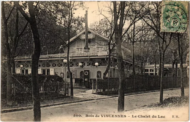 CPA AK Vincennes Le Chalet du Lac FRANCE (1283213)