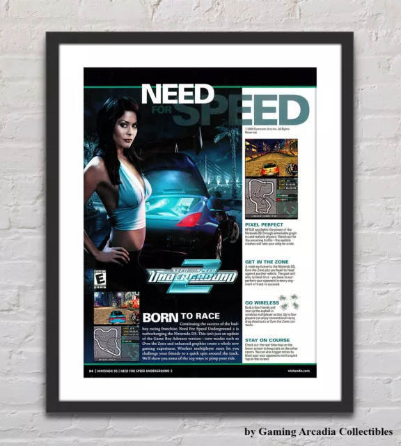 2003 Need for Speed: Underground PS2 Xbox GC Print Ad/Poster