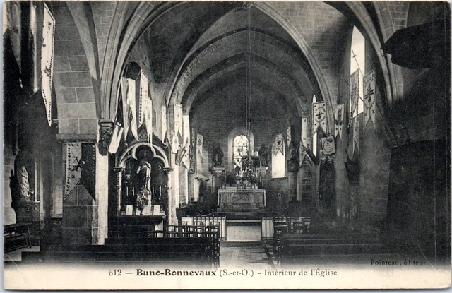 91 BUNO BONNEVAUX  carte postale ancienne [REF 54976]
