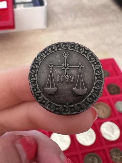 Coin Zanzibar 1 Pysa 1299 (1882) Pr