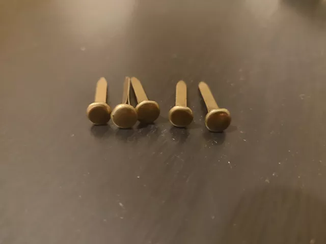 5 x Messingverschluss, Split Pin L=1 Zoll
