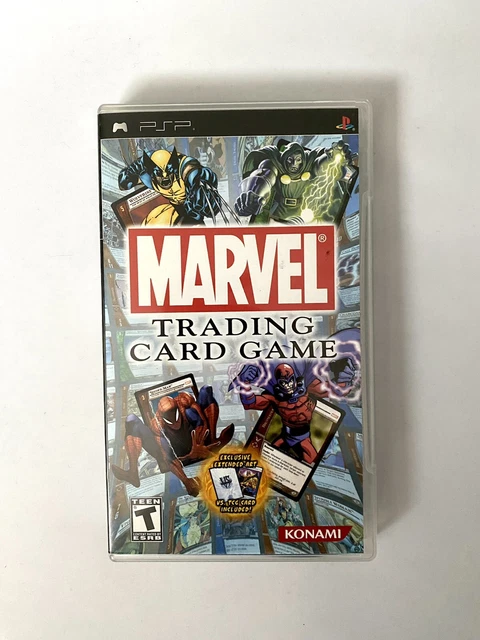 Gioco di carte collezionabili Marvel - PSP Sony completo di Thanos vs. carta e manuale