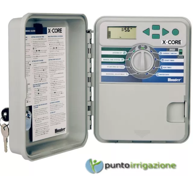 PROGRAMMATORE CENTRALINA HUNTER 8 stazioni XC-801-E X-CORE DA ESTERNO STAGNA