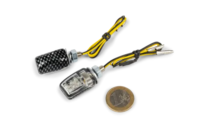 Blinker LED Micro 6 LEDs carbon / weiß 3