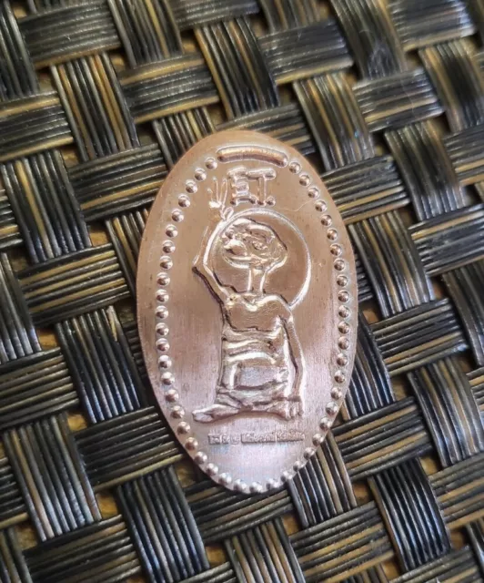 Universal Studios Theme Park Et Elongated Penny Press Coin Rare