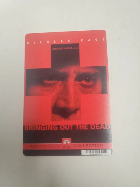 Bring Out The Dead BLOCKBUSTER SHELF DISPLAY DVD BACKER CARD ONLY 5.5"X8"
