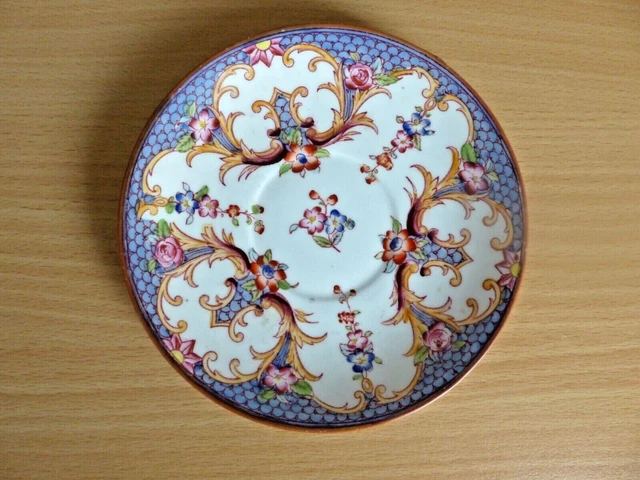 Soucoupe En Porcelaine Sarreguemines Minton Porcelain