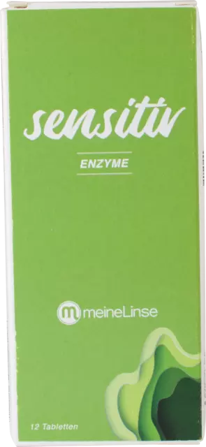 »» meineLinse sensitiv Enzyme 12 Proteinentfernungstabletten für Kontaktlinse... 2