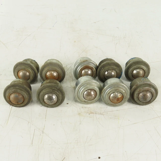 Stud Mounting Ball Transfer 1-1/2" Dia. /Carbon Steel Ball 3/8-16 Stud Lot of 10