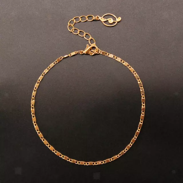 Bracelet de cheville pour femmes, bijoux à ouvrir et à enlever facilement