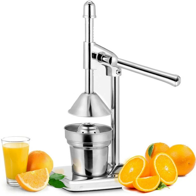 Spremiagrumi Manuale In Acciaio Inox - Per Agrumi E Frutta, Estrattore Succo A Pressione