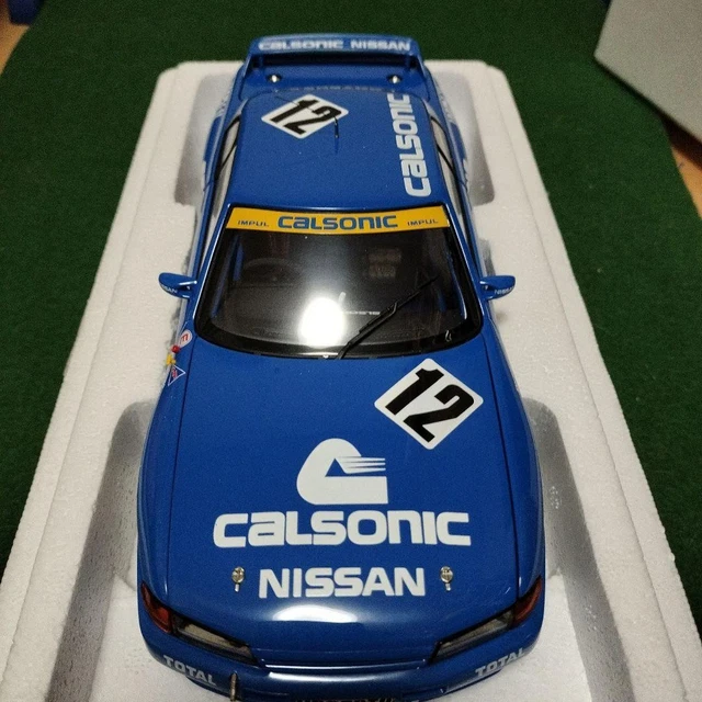 Nissan R34 Calsonic #12 - Solido 1/18 - Bleu - 2000 - Street Fighter - Portes Ouvrantes