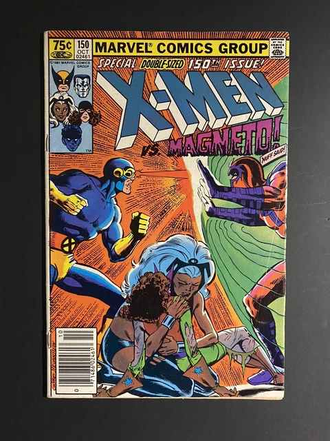 Uncanny X-Men #150 (1981 Marvel) Newsstand 🔑 Origin of Magneto