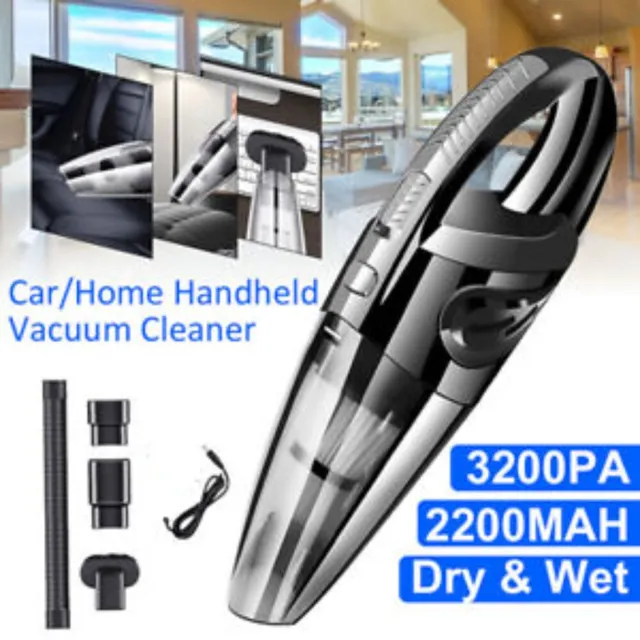 Powerful Car Vacuum Cleaner, Portable Wet&Dry Handheld strong Suction Car Vacuum